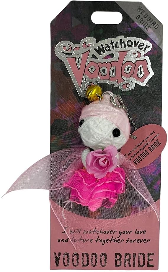 Watchover Voodoo 3-Inch Voodoo Bride Keychain - Handcrafted Gift to Bring Good Luck and Positivity Everywhere You Go