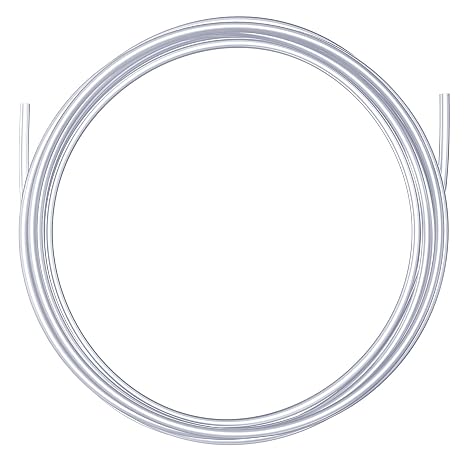 Ultra-Smooth PTFE Teflon Tubing 1.2m, 2.5mm ID4mm OD Low Friction PTFE Tube Fits Direct Drive Extruder 3D Printer, For Bambu Lab A1/A1 mini/P1P/P1S/X1C For Creality K1/K1 Max/Ender 3 V3 (Translucent)