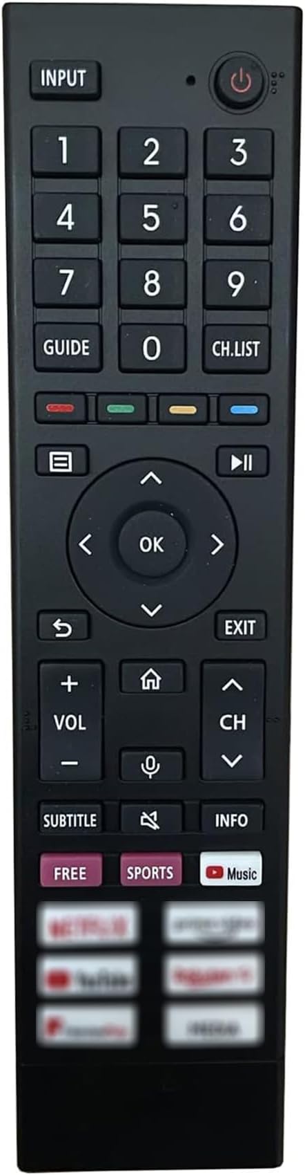 for Hisense Remote Control ERF3A80 for Hisense TV Remote Control 4K UHD TV