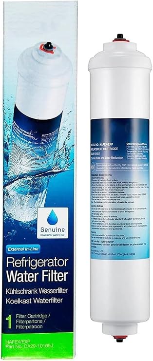 Genuine Replacement DA29-10105J Water Filter Compatible with Samsung American Refrigerator