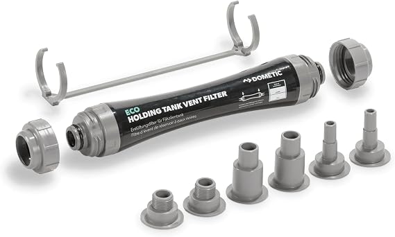 Dometic DVF Vent Filter for Holding Tanks - Environmentally Friendly Odor Eliminator - for Marine Environment
