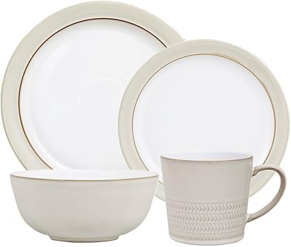 Denby USA Natural Canvas 4PC Placesetting