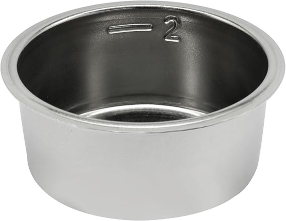 51mm Stainless Steel Coffee Filter, Double Cup
