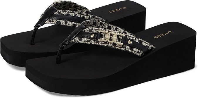GUESS Women's EdivaWedge Sandal