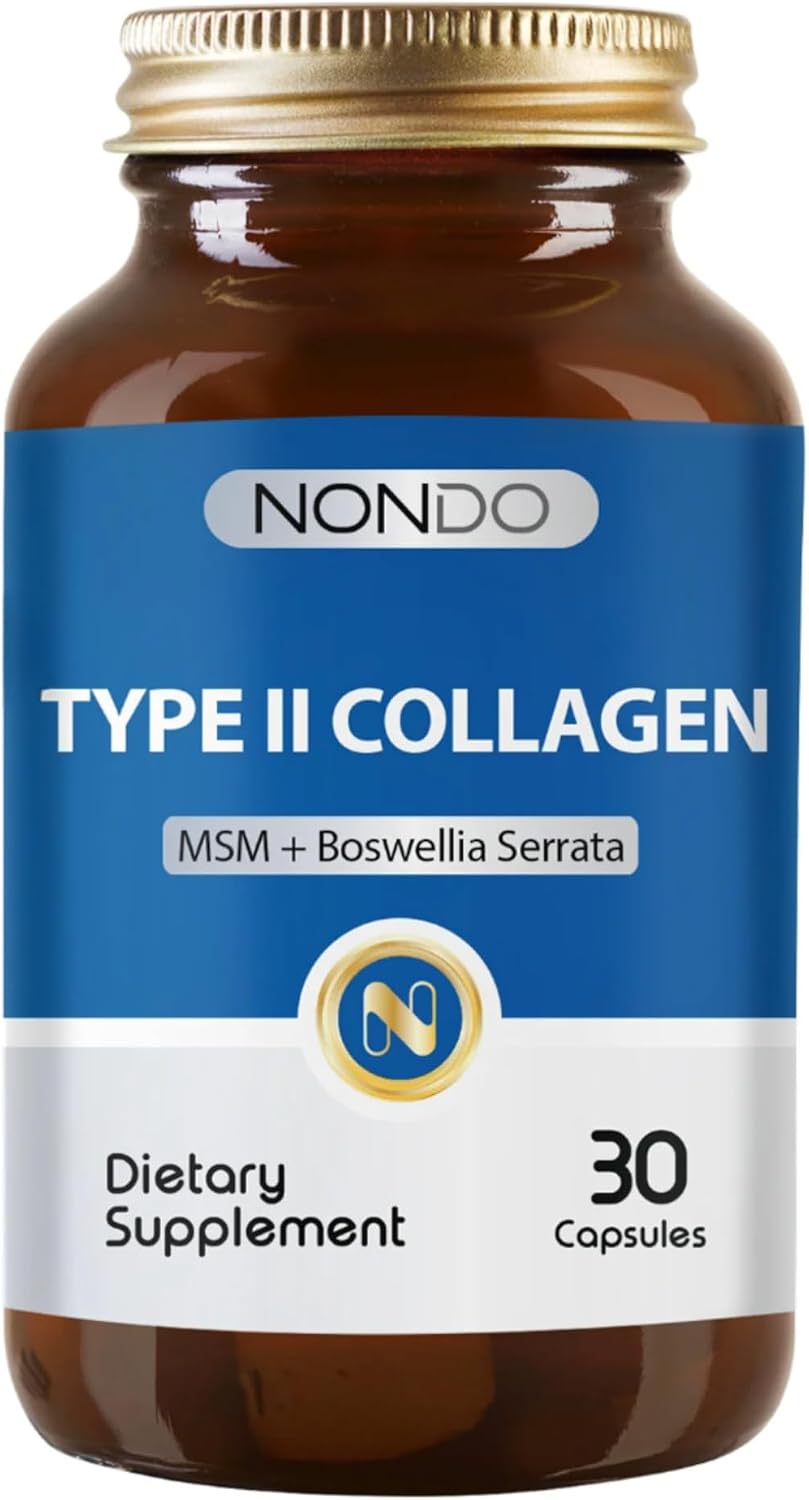 Nondo Tip 2 Kolajen 30 Kapsül Msm Akgünlük Ekstresi Type 2 Collagen