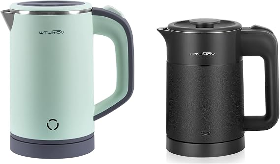 0.8L Electric Kettle Green + 0.6L Electric Kettle Black
