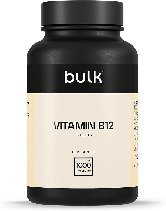 Bulk Vitamin B12 Tablets, High Strength, Pack of 60 | 1000 mcg, 60 Servings