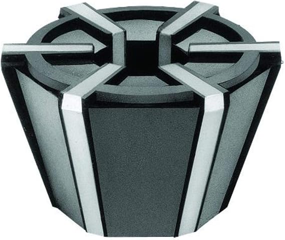 Jacobs Chuck 9758 Rubber Flex Die Grinder Collet, 11/64"-1/4" Capacity, 15/32" Contact Length, 19/32" OD