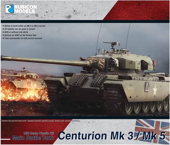Rubicon Models 28mm Centurion Mk.3 / Mk.5 Main Battle Tank # 280104