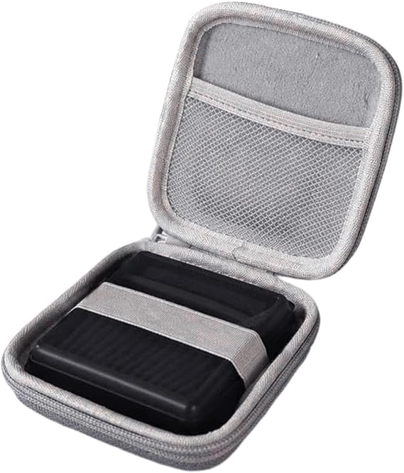 Handheld Console Carrying Case with Zipper EVA Portable Soft Lining