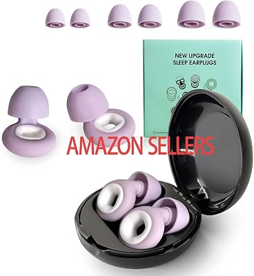 Earplugs Motorcycle.27dB Noise Reduction,Reusable Ear Plugs,Super Soft for Sleeping Noise Cancelling、Work and Study、Concert、Motorcycles and Travel Purple White, One Size
