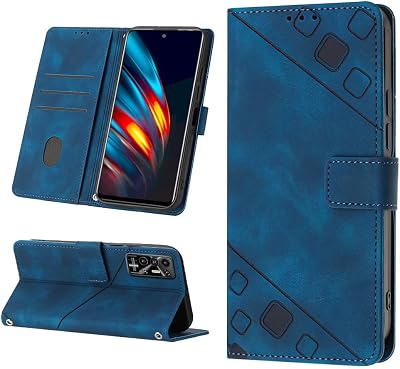 for Tecno Pova 2 Wallet with Card Holder, TPU Shockproof Inner Shell Pu Leather Credit Card Holder Magnetic Kickstand Flip Cover Compatible with Tecno Pova 2 C