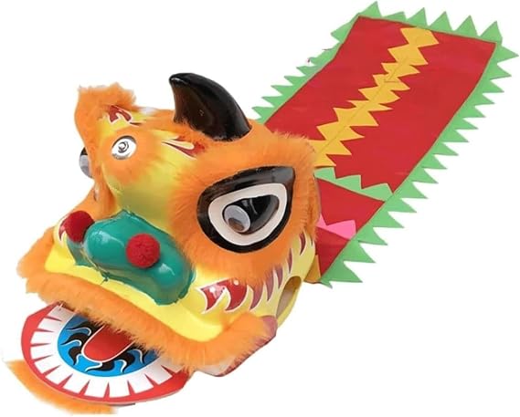 Dragon Dance 8 at Lion Dance Head Dance Accessories of Artificial Wool for Traditional Festivals Lion Dance Dance Dance Del Danza Del Dragon and Lion ~/
