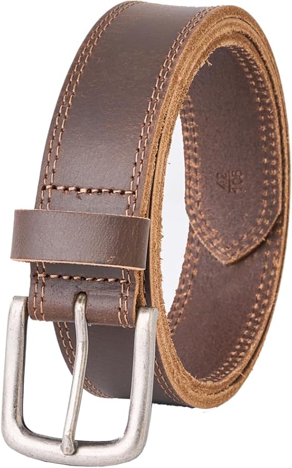 BELTER Genuine Leather Men's Belt 38 mm Leather Denim Belt with Gift Box