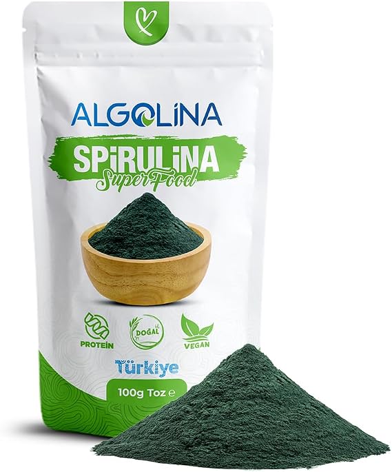 Algolina Spirulina Tozu 100 gr - Bitkisel Protein