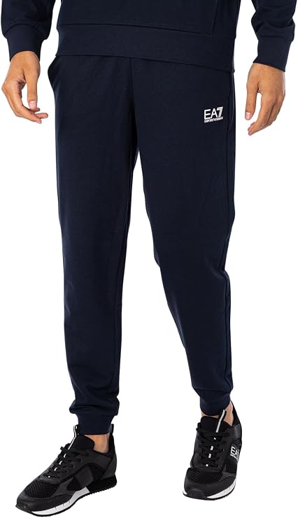 EA7 Men's Logo Joggers, Armani Blue, M