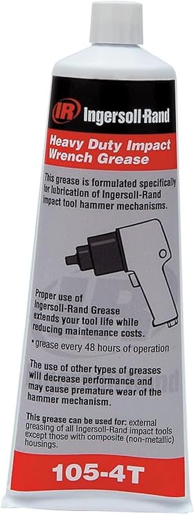 Ingersoll Rand 105-4T 4 oz Grease for Impact Wrenches | Features one 4-ounce grease lubricant, ideal for maintaining Ingersoll Rand impact wrenches
