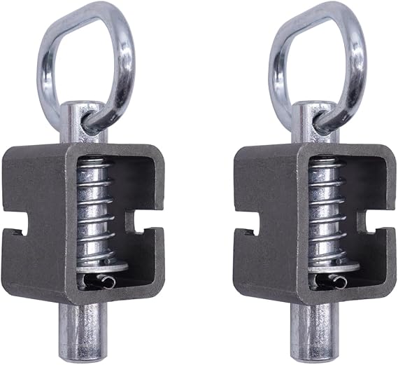 2 Pcs Universal Spring Latch Lock,Weld-On Spring Latch Assembly for Trailer