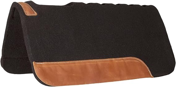 MUSTANG Black Felt Cut Back Vented Pad