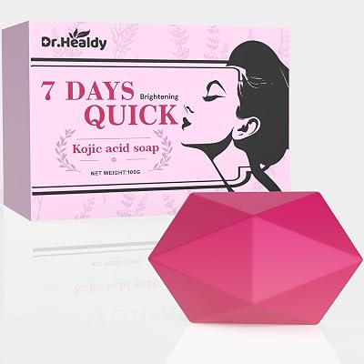 Birthday Gifts for Women Men,Kojic Acid Soap,Dark Spot Remover Bar Soap with Coconut oil,turmeric soap bar with Vitamin C,Vitamin E, Retinol,Hyaluronic Acid, Facial Brightening SoapLavender essence