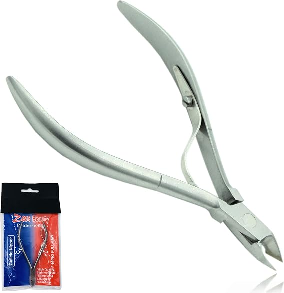 Cuticle Trimmer 3/4 Jaw Extremely Sharp Cuticle Nippers Scissors Cobalt Stainless Steel Clippers Cutter Remover Pedicure Manicure Fingernail Tool By Zeepk