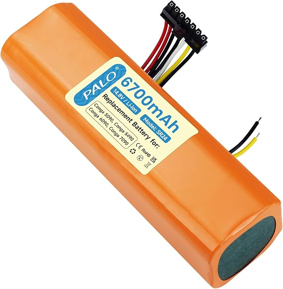 14.4V 6700mAh Battery Replacement Compatible with Cecotec Conga 5090 5091 5490 6090 6490 7090 AI Robot Vacuum Cleaner