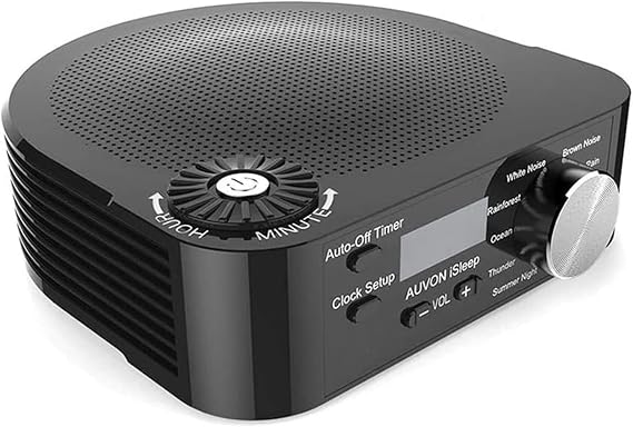 White Noise Machine with Adjustable Baby Night Light for Sleeping, High Fidelity Sleep Machine Soundtracks, Timer and Memory Feature, Sound Machine for Baby, Adults, Home and Office