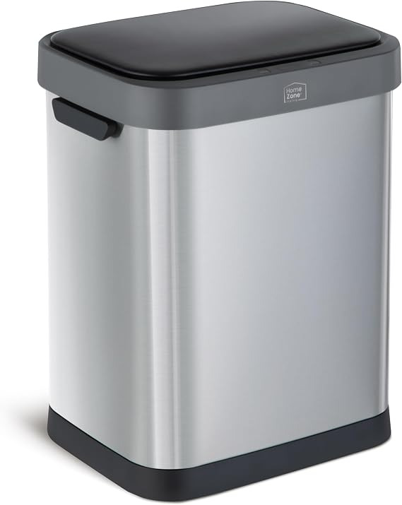 Home Zone Living 13 Gallon Motion Sensor Trash Can with Automatic Lid