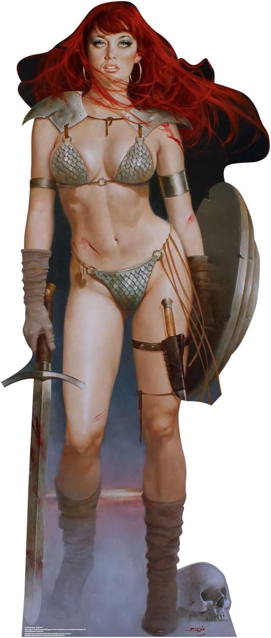 Cardboard People Red Sonja Life Size Cardboard Cutout Standup