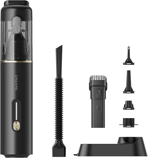 dreame VBP20-B Car Vacuum Cleaner 4-in-1 Hand Vacuum with Charging Dock