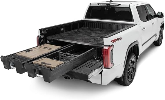 DECKED Truck Bed Storage System with System Accessories | Compatible with Toyota Tundra (2007-2021) 5'7"