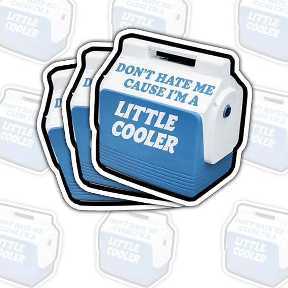 (3pcs-3in) Don't Hate Me Cooler Sticker Funny Quote Stickers Memes Quote