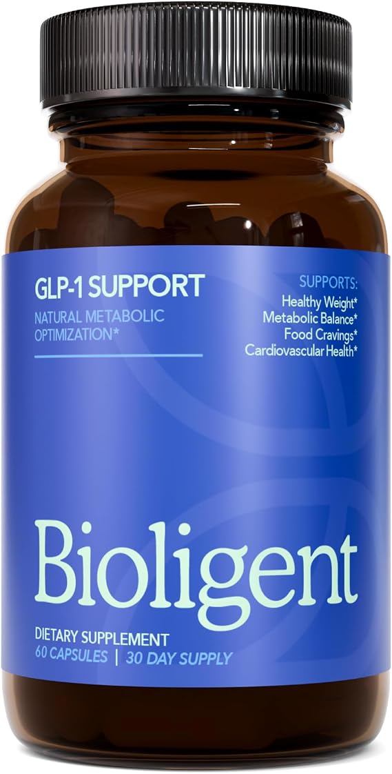 GLP-1 Support Supplement for Women & Men - Support Energy & Mood, 60 Capsules, 30 Day Supply