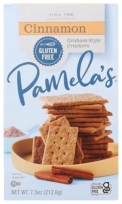 Pamelas Products Gluten-Free Graham Crackers Cinnamon -- 7.5 oz Pack of 12