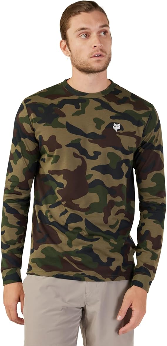 Fox Racing Mens Fox Head Ls Tech Tee Camo