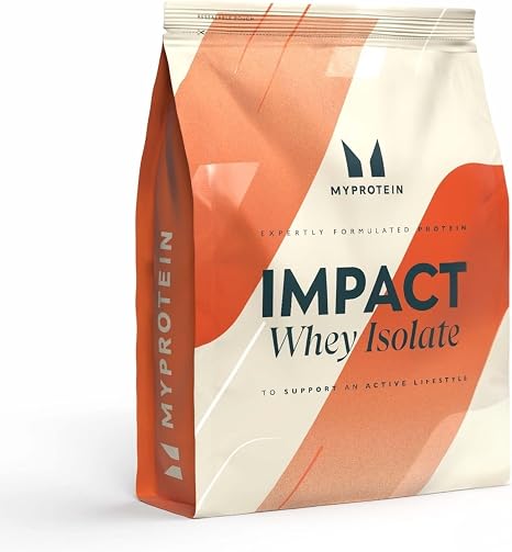 Myprotein Impact Whey Isolate Protein Powder - Natural Chocolate - 30 Servings - Up to 25 g Protein per Serving Low Fat & Sugar 90% Protein Informed Choice Certified Vegetarian.
