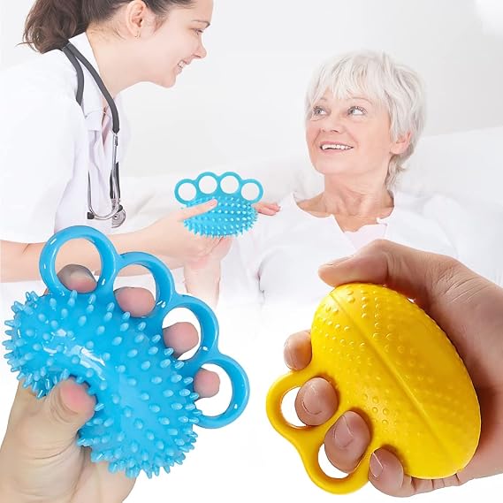 Hand Exercise Ball,2 Pack Stress Balls Finger Grip Balls For Trigger Finger Grip Ball For Athletes Musicians Hand Strength Therapy Rehab Exerciser