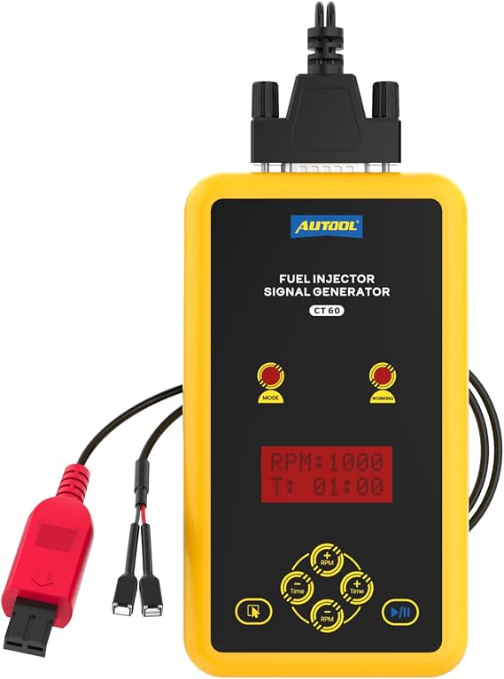 AUTOOL Universal Automotive Fuel Injection Systems Cleaners Pulse Modes Fuel System Cleaning Assistant Fuel Injector Cleaner
