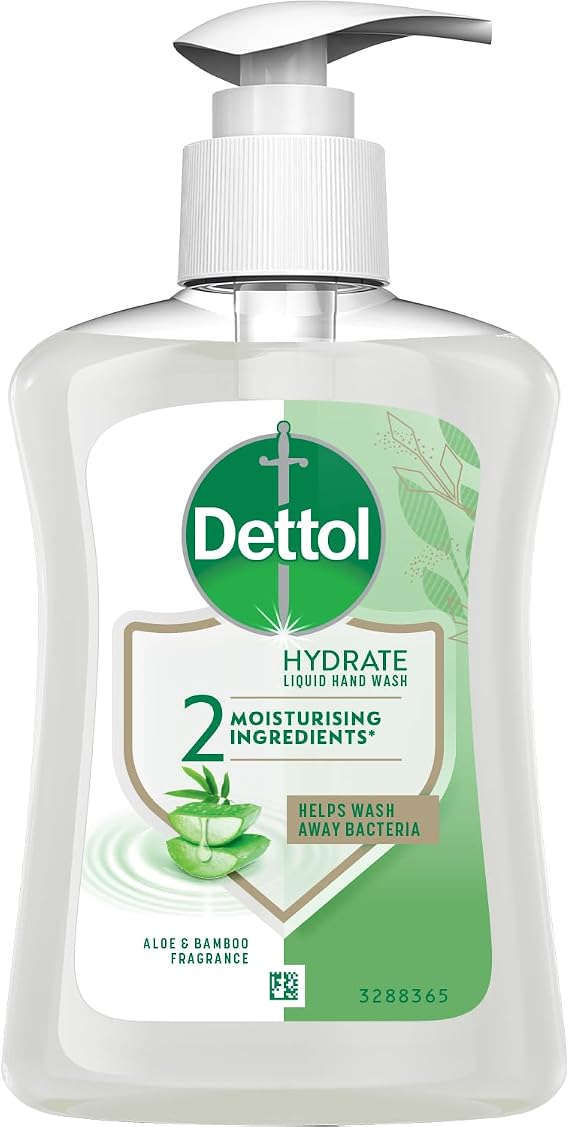 Dettol 3028287 250ml – Soap (Skin, Liquid Soap, Aloe Vera, Antibacterial, Moisturising, Vitamin E, 250 ml)