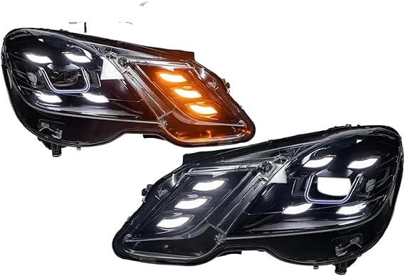 Headlight Assemblies For Mercedes For Benz W211 W212 For E-Class 2009-2013 Headlights DRL Day Running Light LED Bi Xenon Headlamp Shell Cover