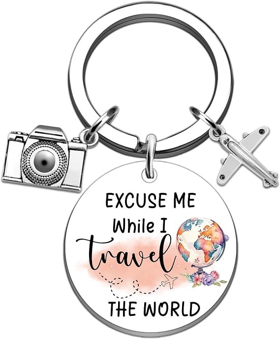 Travel Gifts for Women Funny Travel Gifts Keychains