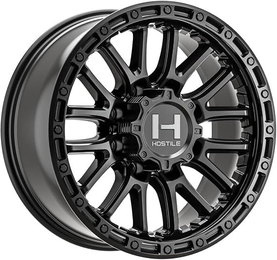 Hostile H135 Ridgecrest 20x9 8x6.5" +1mm Satin Black Wheel Rim 20" Inch