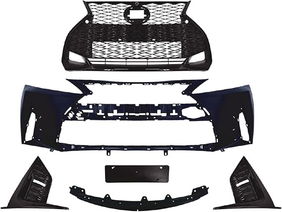 Front Bumper Complete Kit Fits for 2006-2013 Lexus IS250 IS350 Conversion to 2021+ F-Sport