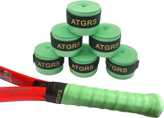Tennis Racket Grip - Tacky Tennis Overgrips Tape Absorb Moisture Badminton Handle Tape Frosted Anti Slip Overgrip for Tennis Racquet Badminton Racquet Pickleball