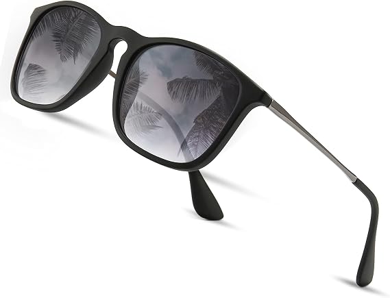 SUNGAIT Fashion Sunglasses for Men Women Retro Style Square Sun Glasses UV400