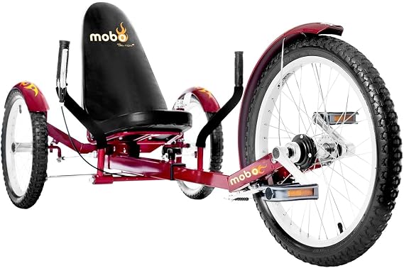 Mobo Triton Pro Adult Tricycle for Men & Women. Beach Cruiser Trike. Pedal 3-Wheel Bike