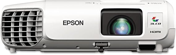 Epson V11H687020 LCD Projector, PowerLite 98H,White