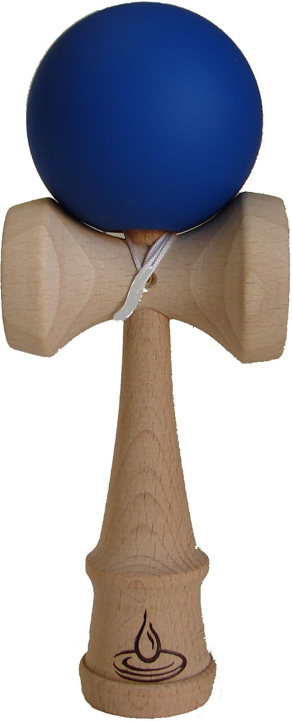 Blue Rubberized Kendama