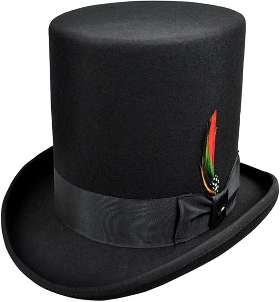 Stovepipe Wool Felt Top Hat