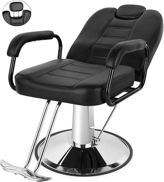 Artist hand Barbers Chairs, Heavy Duty Hydraulic Reclining Salon Chair
